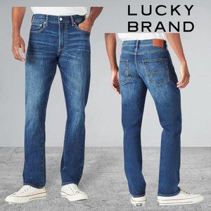 Lucky Brand Mens 410 Blue Athletic Fit Mid-Rise Denim Straight Leg Jeans 40X30